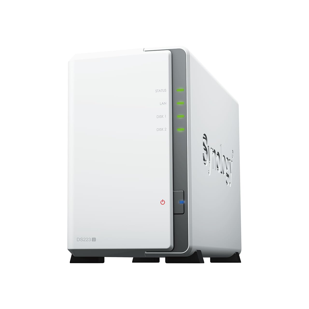 Synology DS223J 2 Bay Desktop NAS, weiß